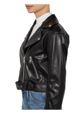 Calvin Klein Jeans Bikerjacke, Schwarz