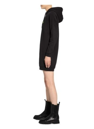 Calvin Klein Jeans Hoodie-Kleid, Schwarz