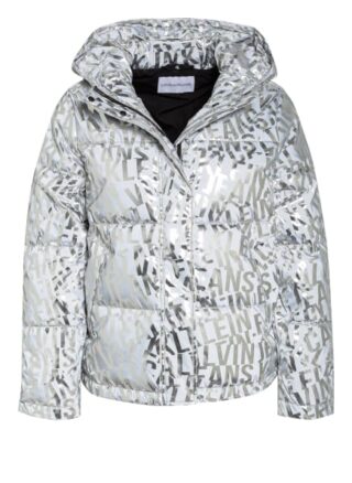 Calvin Klein Jeans Steppjacke, Silber