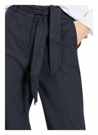 Cambio 7/8-Hose Claire mit Leinen, Blau
