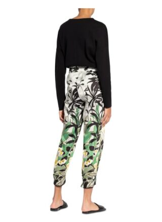 Cambio 7/8-Hose Jil im Jogging-Stil, Weiß