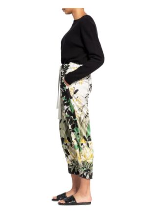 Cambio 7/8-Hose Jil im Jogging-Stil, Weiß