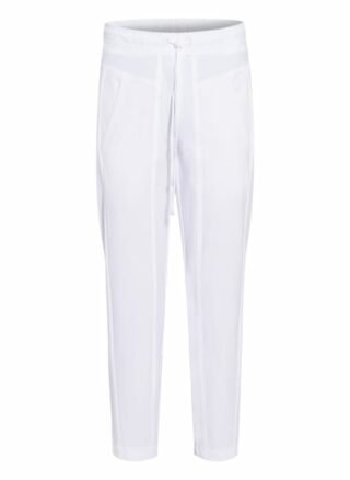 Cambio 7/8-Hose im Jogging-Stil, Weiß