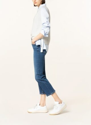 Cambio 7/8-Jeans Paris Straight Short, Blau