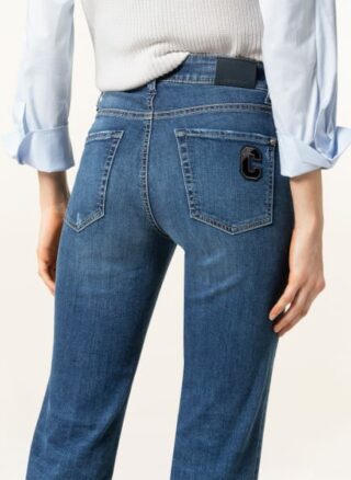 Cambio 7/8-Jeans Paris Straight Short, Blau
