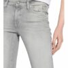 Cambio 7/8-Jeans Paris mit Schmucksteinbesatz, Grau