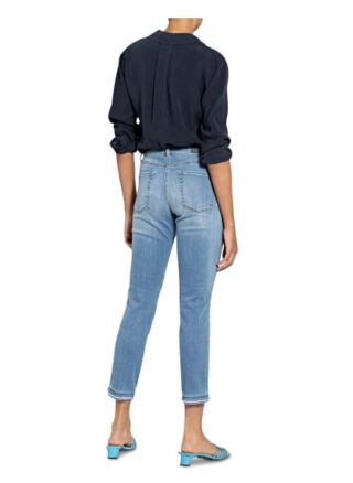 Cambio 7/8-Jeans Paris mit Swarovski Kristallen, Blau