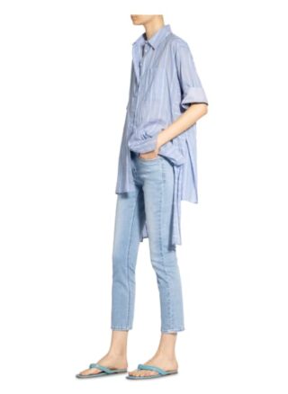 Cambio 7/8-Jeans Paris mit Swarovski Kristallen, Blau