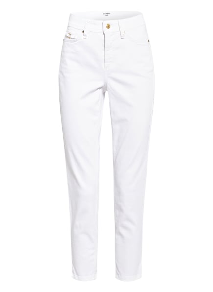 CAMBIO Piper Slim Fit Jeans Damen, Weiß