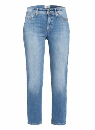 Cambio 7/8-Jeans Piper mit Swarovski Kristallen, Blau