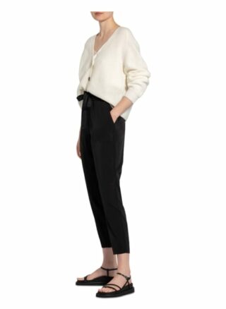 Cambio Hose Jolie im Jogging-Stil, Schwarz
