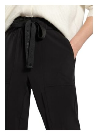 Cambio Hose Jolie im Jogging-Stil, Schwarz