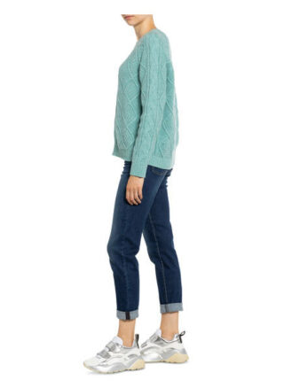 CAMBIO Pearlie Straight Leg Jeans Damen, Blau