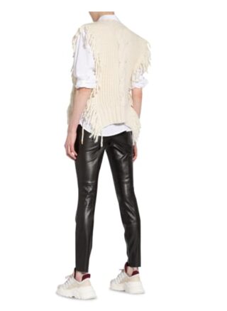 Cambio Leggins Randa in Lederoptik, Braun