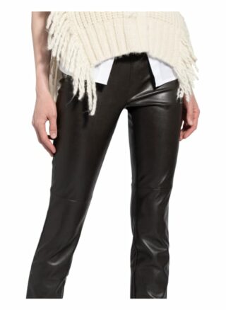Cambio Leggins Randa in Lederoptik, Braun