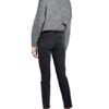 Cambio Skinny Jeans mit Galonstreifen, Schwarz