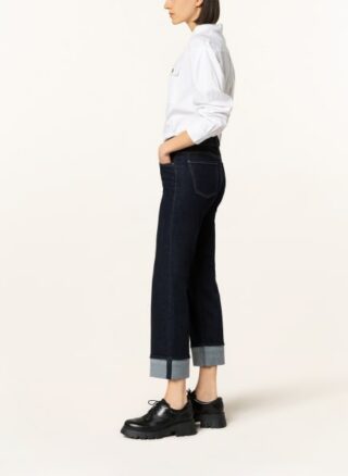 Cambio Straight Jeans Paris Straight Short, Blau