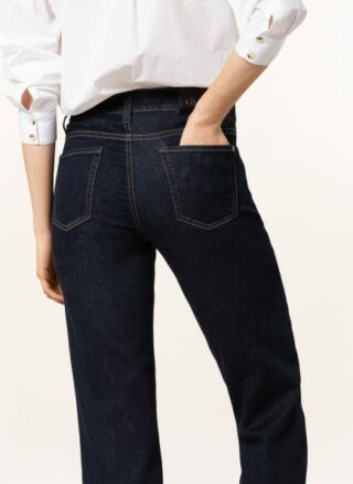 Cambio Straight Jeans Paris Straight Short, Blau