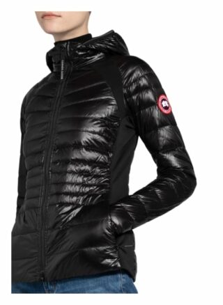 Canada Goose Lightweight-Daunenjacke Hybridge, Schwarz