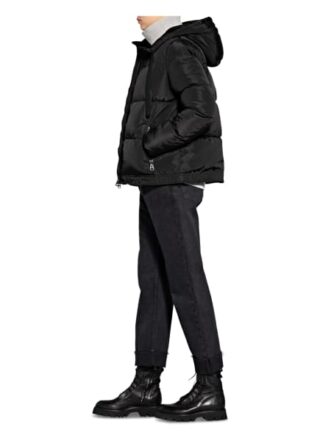 Cartoon Daunenjacke, Schwarz