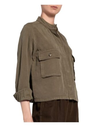 Cartoon Jacke mit Leinen, Grün