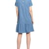 Cartoon Kleid in Jeansoptik, Beige