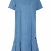 Cartoon Kleid in Jeansoptik, Beige