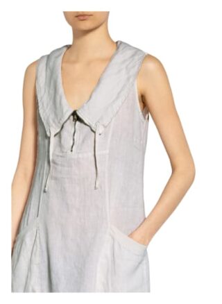 Cartoon Leinenkleid, Weiß