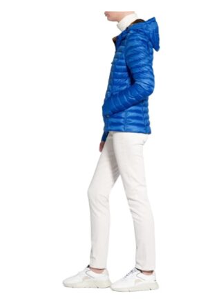 Cartoon Lightweight-Daunenjacke, Blau