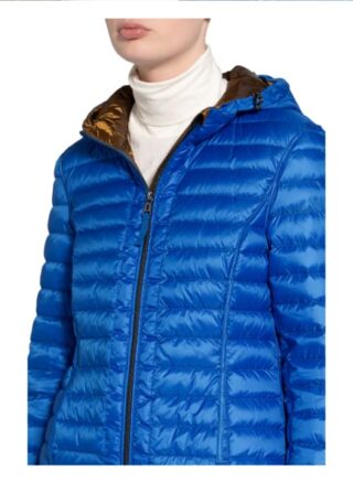 Cartoon Lightweight-Daunenjacke, Blau