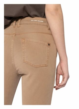 Cartoon Skinny Jeans, Beige