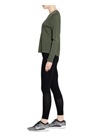 Casall 7/8-Tights Iconic mit Mesh-Einsätzen, Schwarz