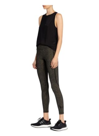 Casall Tights Sculpture mit Glitzergarn, Schwarz