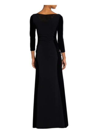 Chiara Boni La Petite Robe Abendkleid mit 3/4-Arm, Schwarz