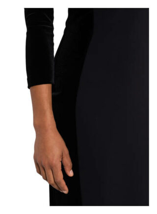 Chiara Boni La Petite Robe Abendkleid mit 3/4-Arm, Schwarz