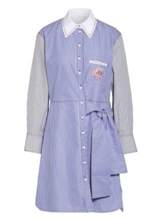Chloé Hemdblusenkleid, Blau