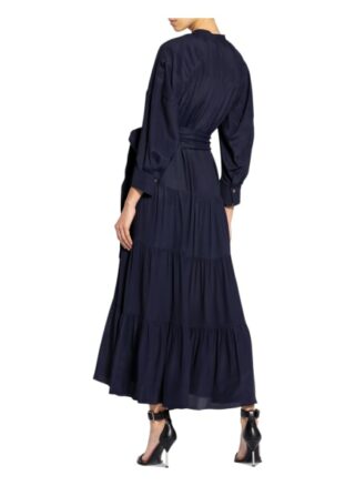 Chloé Kleid mit Seide, Blau