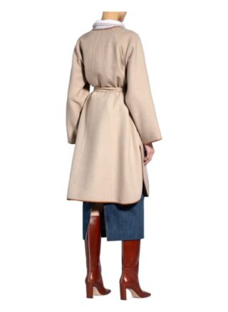 Chloé Mantel mit Cashmere, Beige