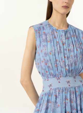 Chloé Seidenkleid, Blau
