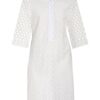 Cinque Kleid Cidani mit 3/4-Ärmel, Weiß