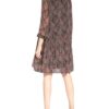Cinque Kleid Cidavoli mit 3/4-Arm, Schwarz