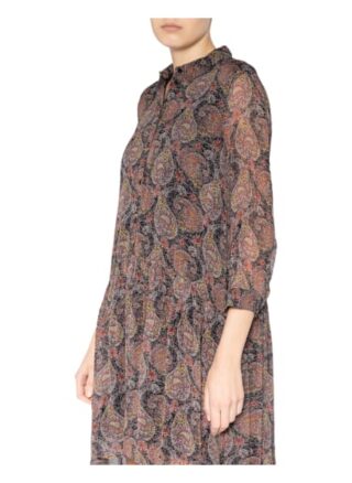 Cinque Kleid Cidavoli mit 3/4-Arm, Schwarz