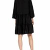 Cinque Kleid Cielvida mit 3/4-Arm, Schwarz