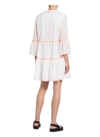Cinque Kleid Ciippi mit 3/4-Ärmel, Weiß