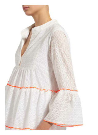 Cinque Kleid Ciippi mit 3/4-Ärmel, Weiß