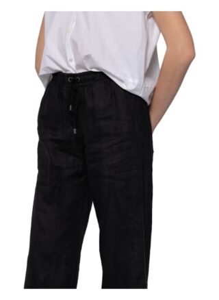 Cinque Leinenhose Cisoft, Schwarz