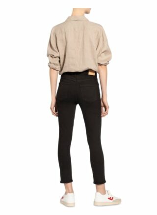 Citizens Of Humanity Skinny Jeans Rocket Crop, Schwarz