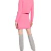 Claudie Pierlot Bouclé-Rock Mac, Pink