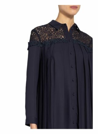 Claudie Pierlot Hemdblusenkleid Raison, Blau