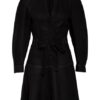 Claudie Pierlot Kleid Ramille, Schwarz